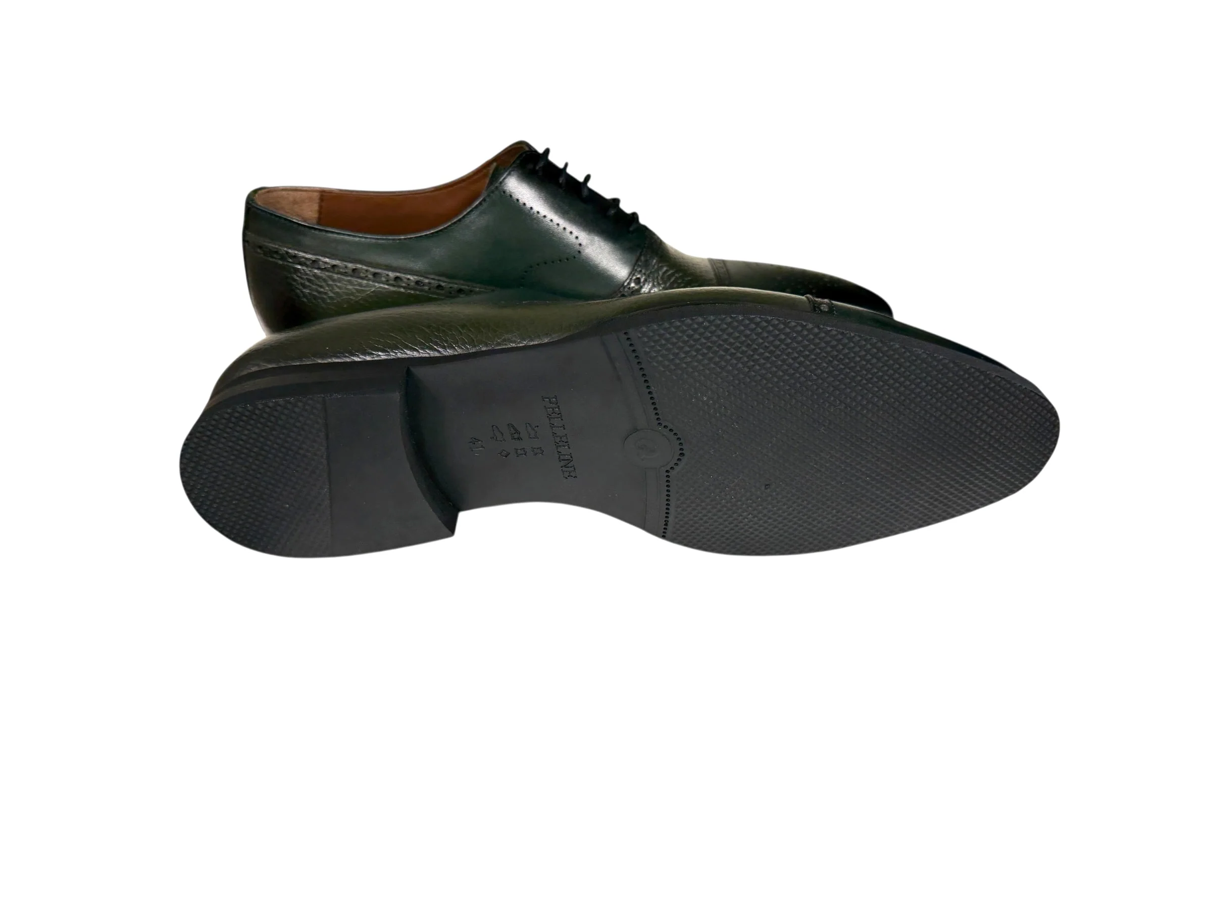 P0005227 -Lord -Cap toe Perforated -Green - Image 3