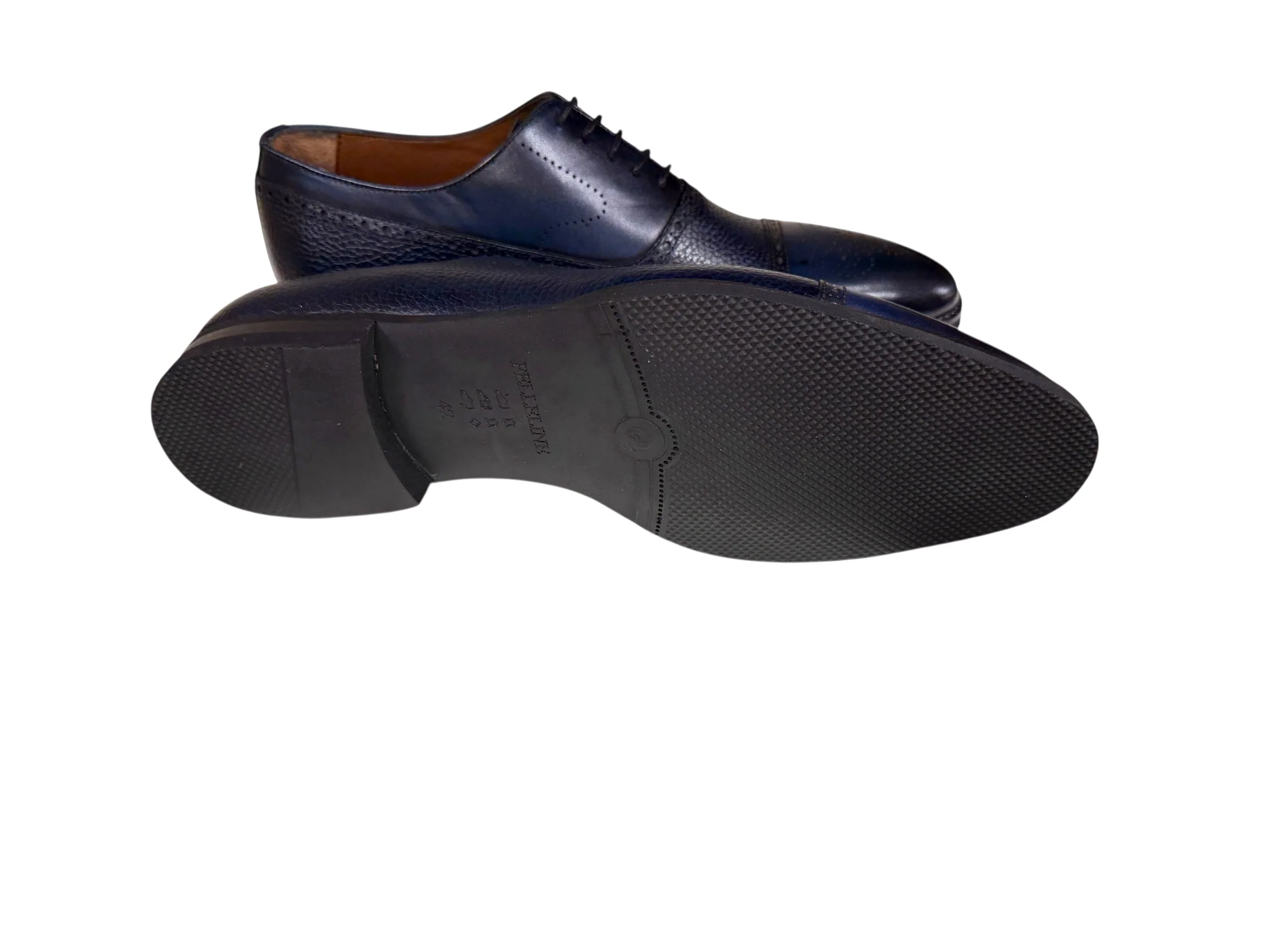 P0005228 -Lord -Cap toe Perforated -Navy - Image 3