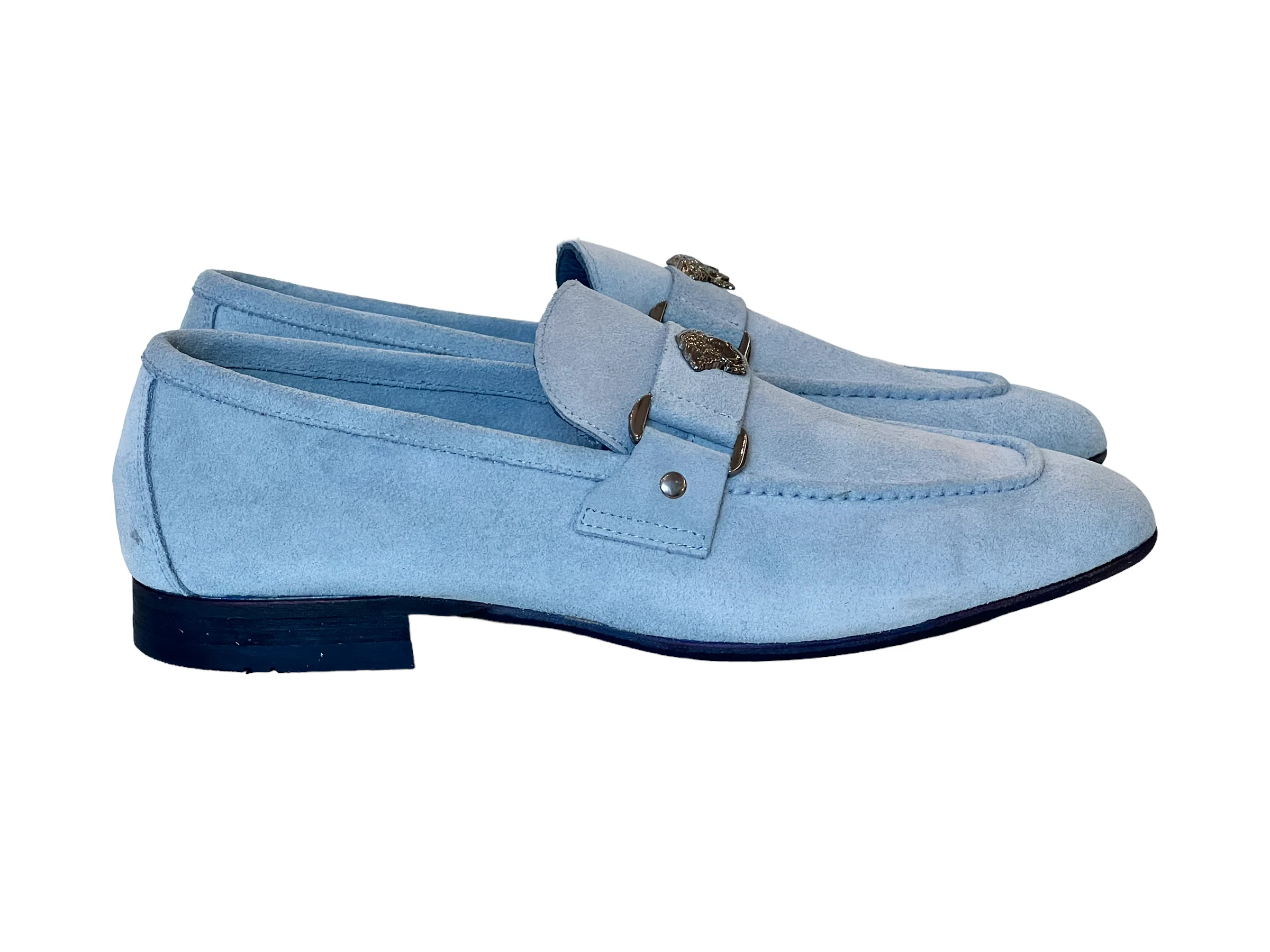 P000668-5229S- Light blue gray Suede - Image 2