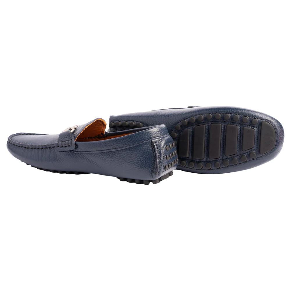 P00091- Palm Beach -Driving shoe Navy - Image 3