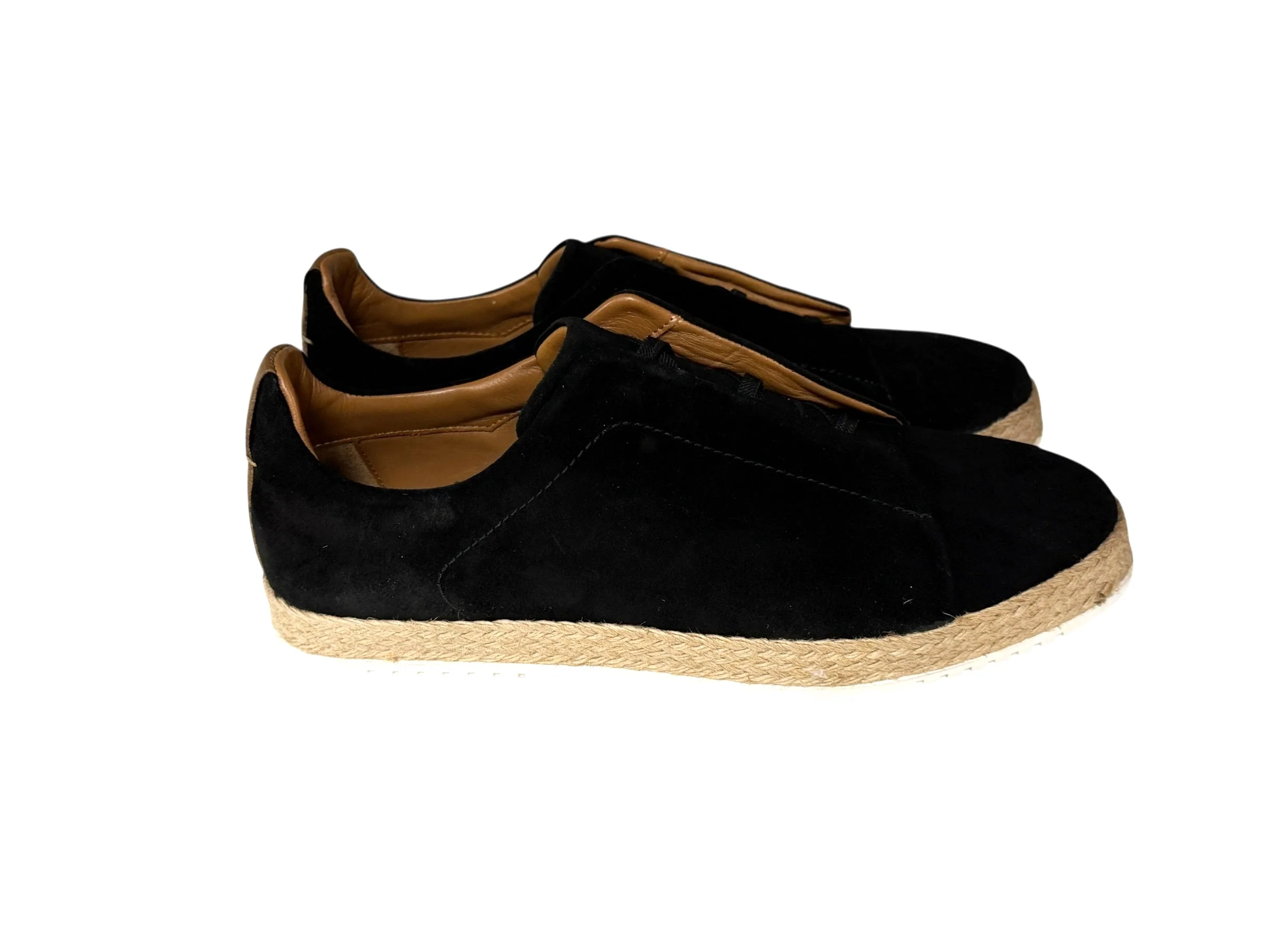 P01008 Sportivo- Elastic Vamp- Black Suede - Image 2