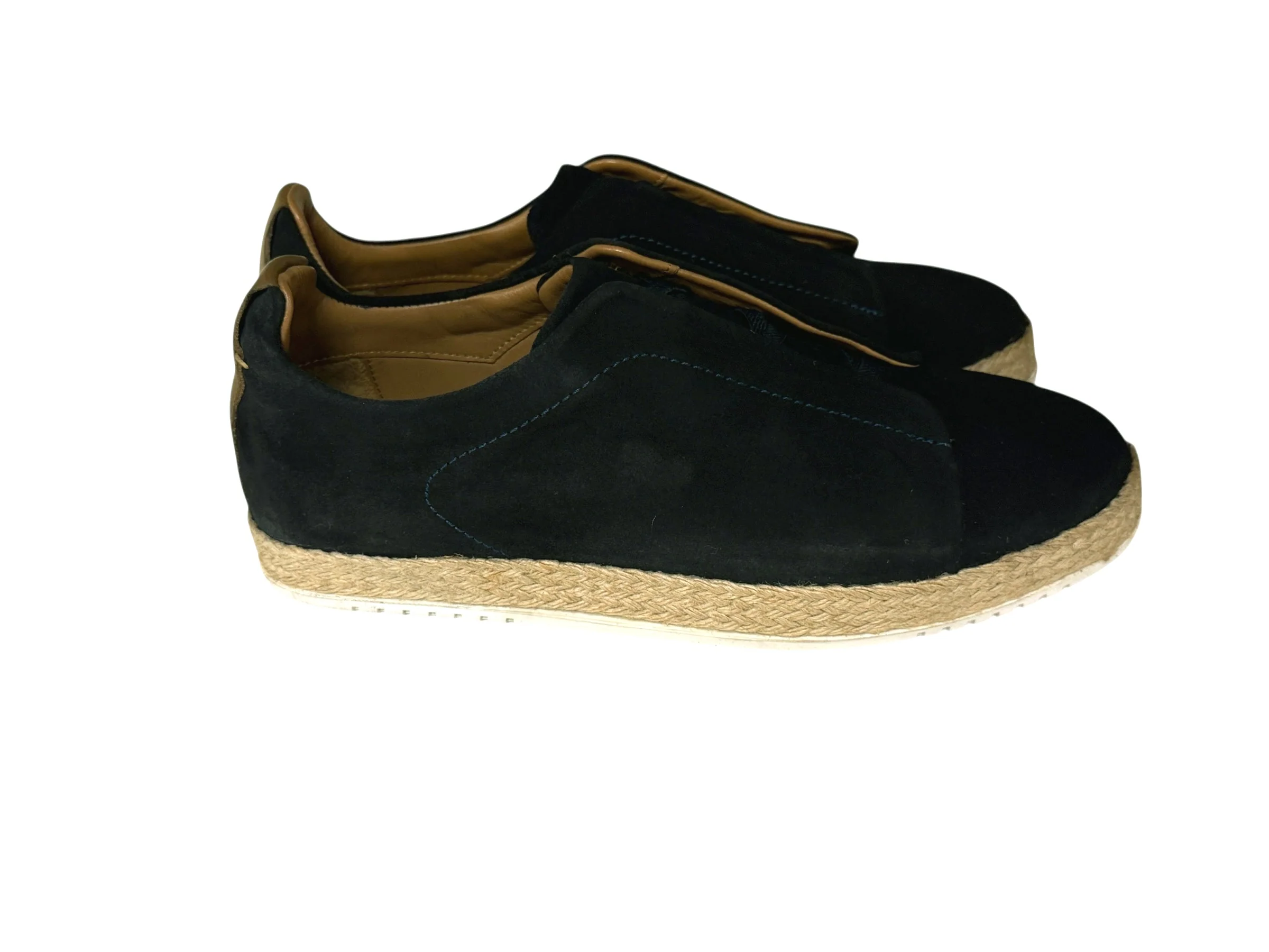 P01008 Sportivo- Elastic Vamp- Black Suede - Image 3