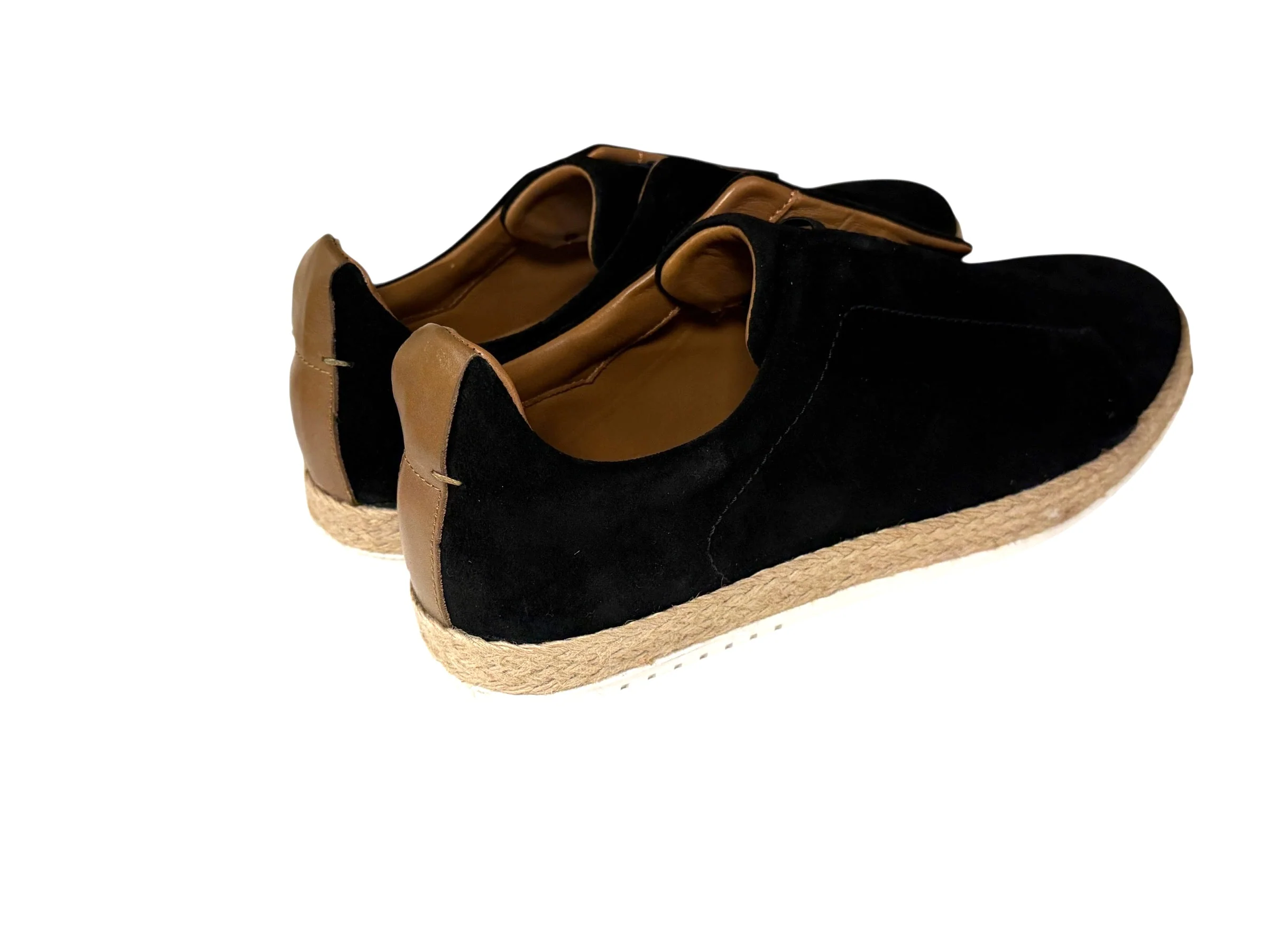 P01008 Sportivo- Elastic Vamp- Black Suede - Image 5