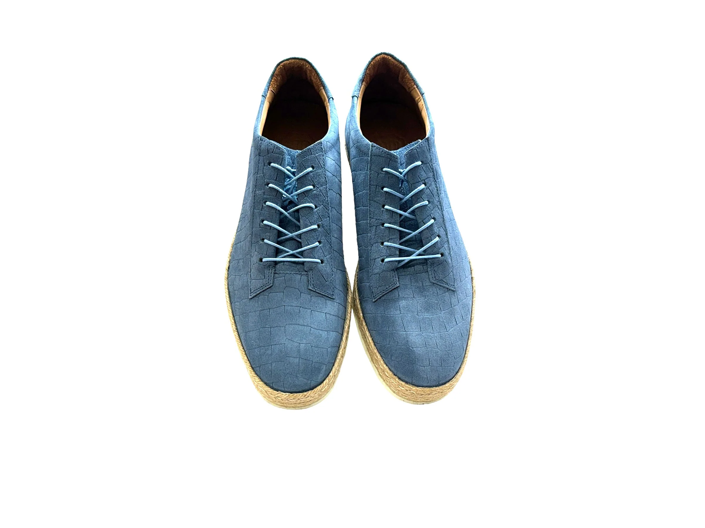 P01062 Monaco Crocco print sport- Blue - Image 4