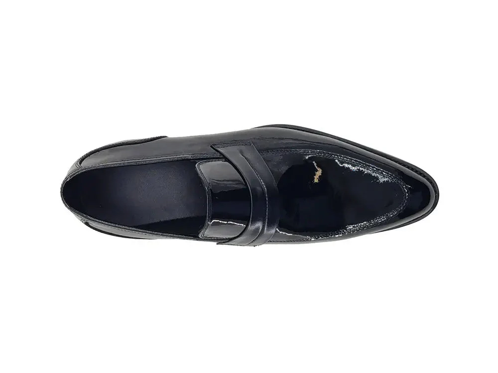 Patent Leather Tuxedo Penny Loafer - Image 6