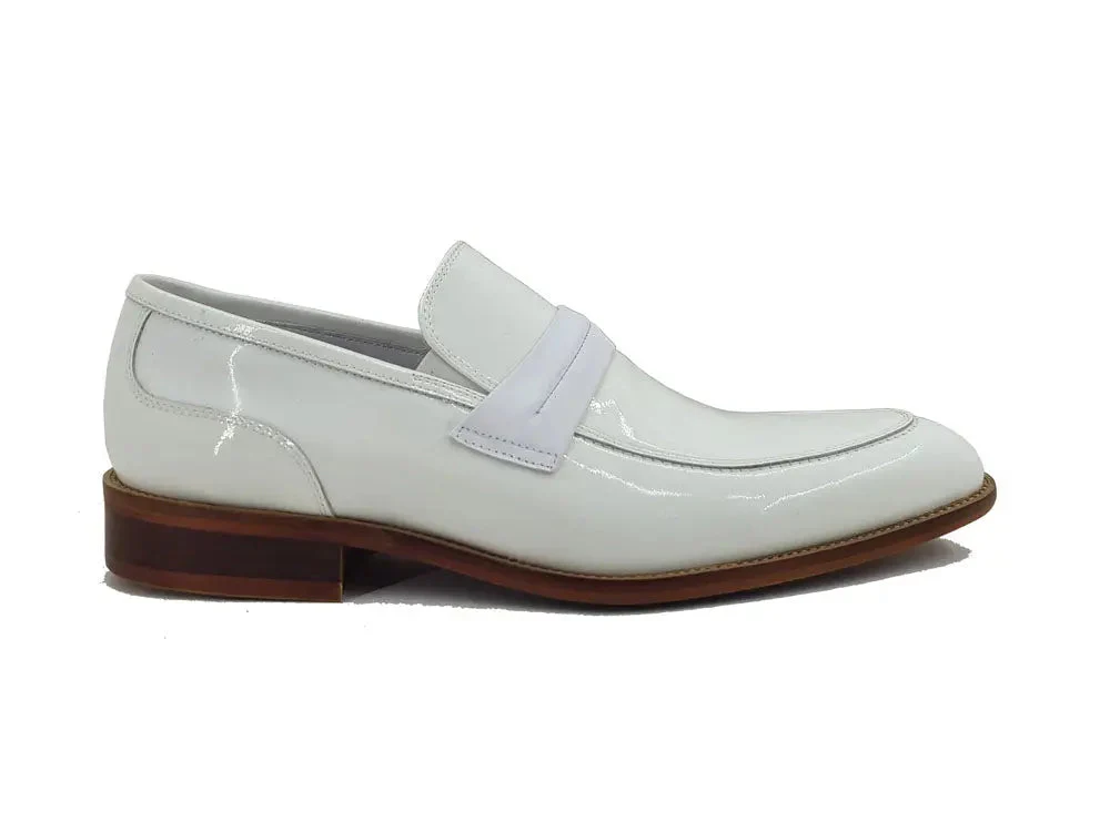 Patent Leather Tuxedo Penny Loafer - Image 7