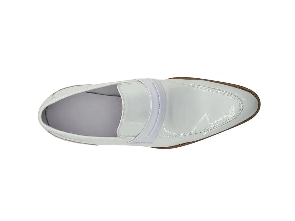 Patent Leather Tuxedo Penny Loafer - Image 8