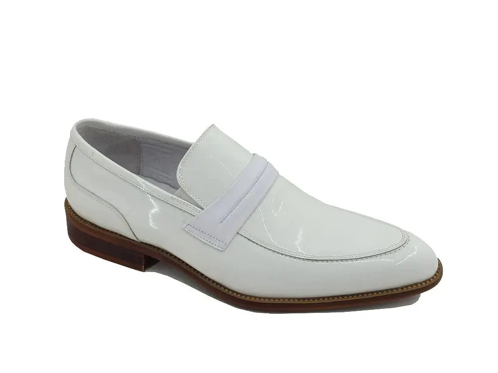 Patent Leather Tuxedo Penny Loafer - Image 9