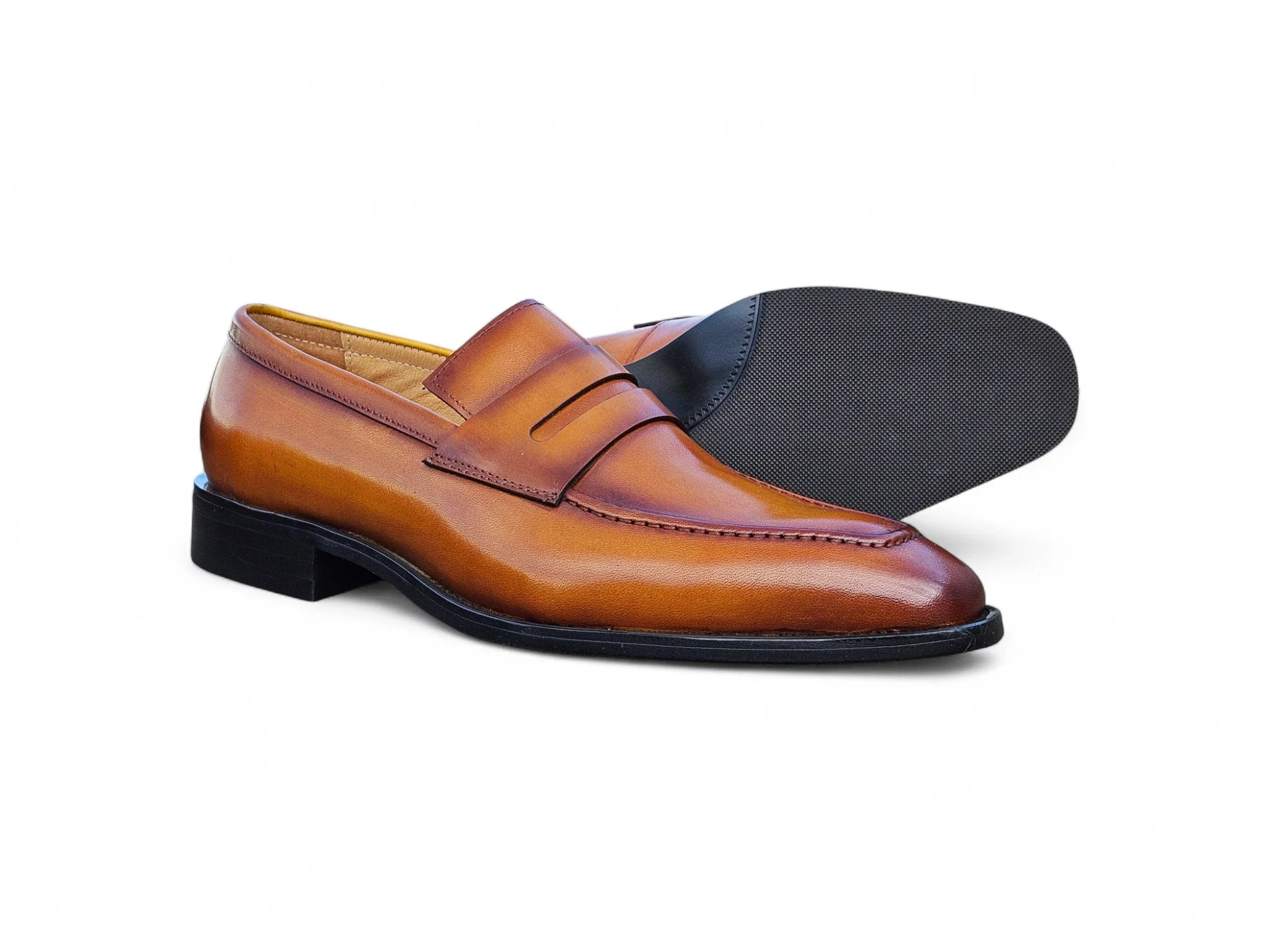 Patina Finished Penny Loafer - Image 10
