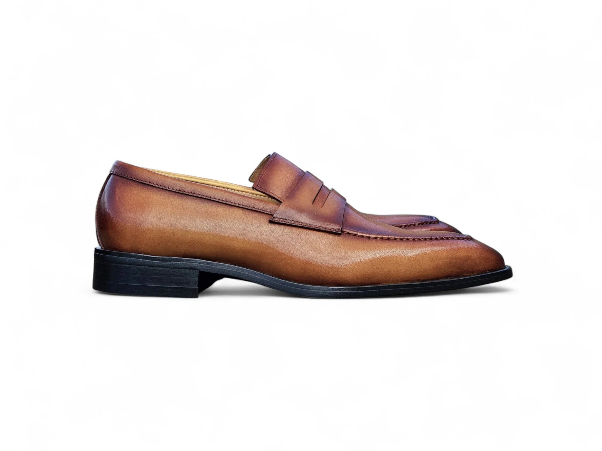 Patina Finished Penny Loafer - Image 11