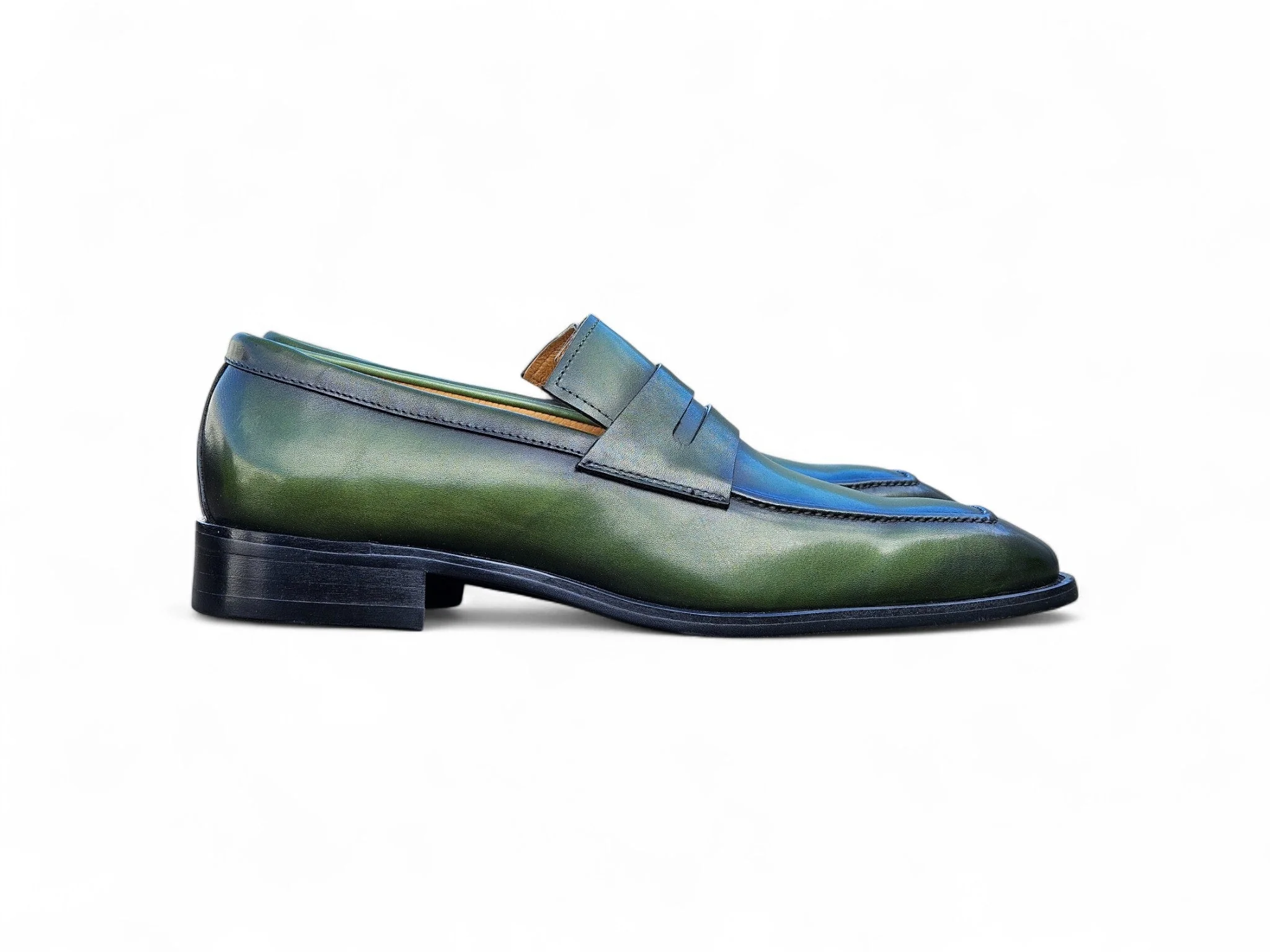 Patina Finished Penny Loafer - Image 3