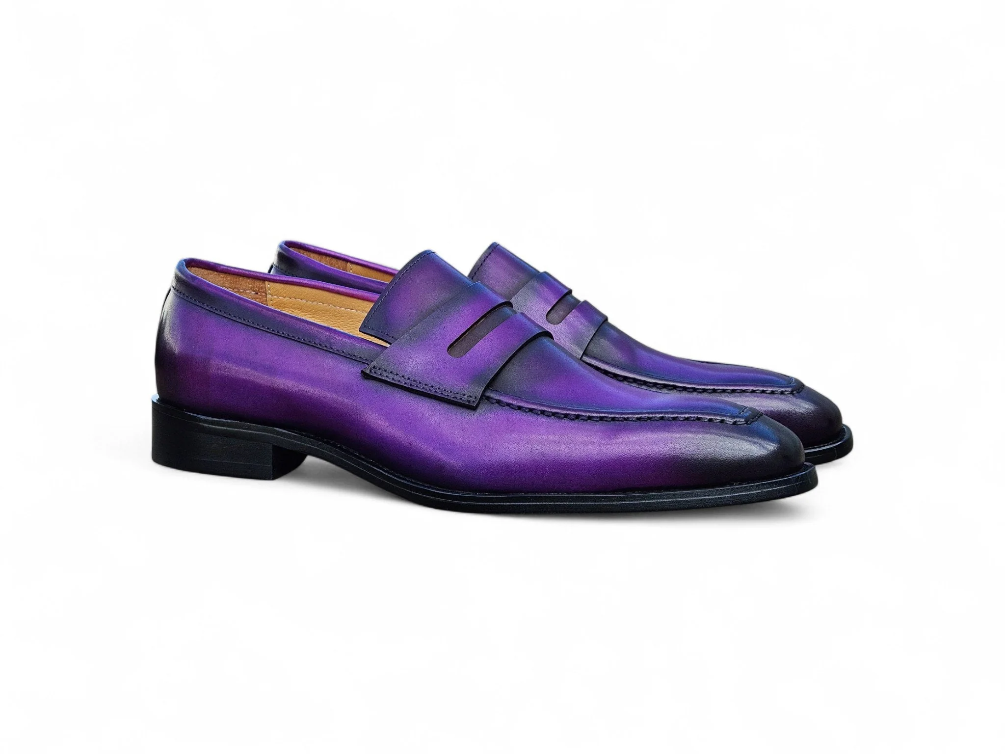 Patina Finished Penny Loafer - Image 5
