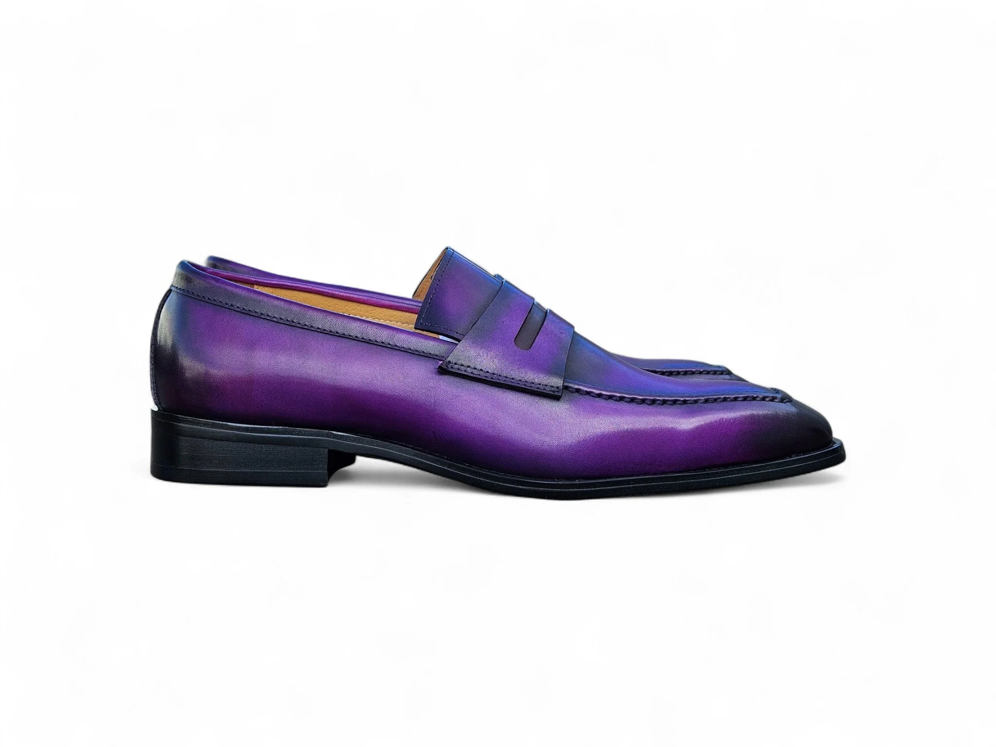 Patina Finished Penny Loafer - Image 7