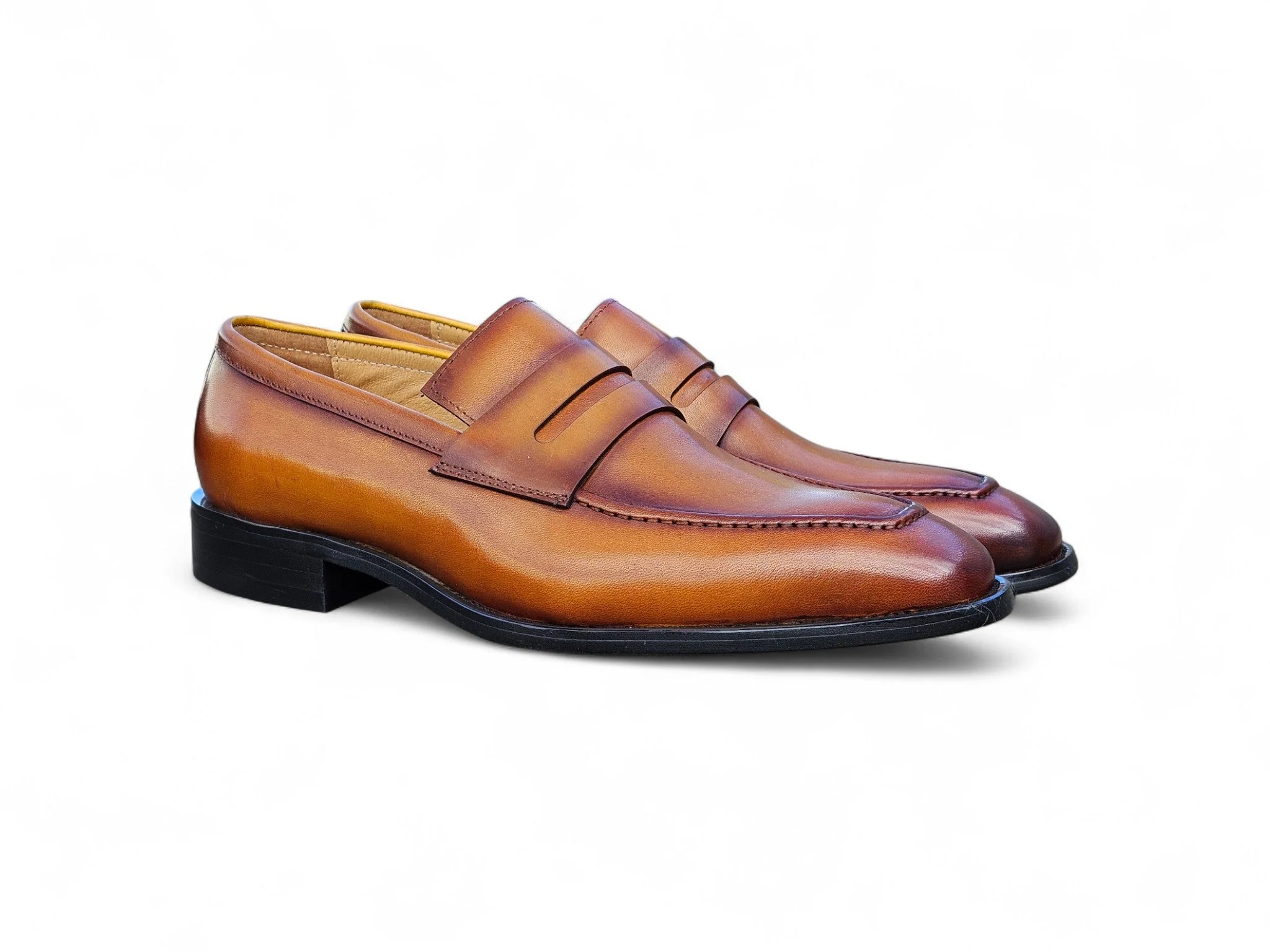 Patina Finished Penny Loafer - Image 9