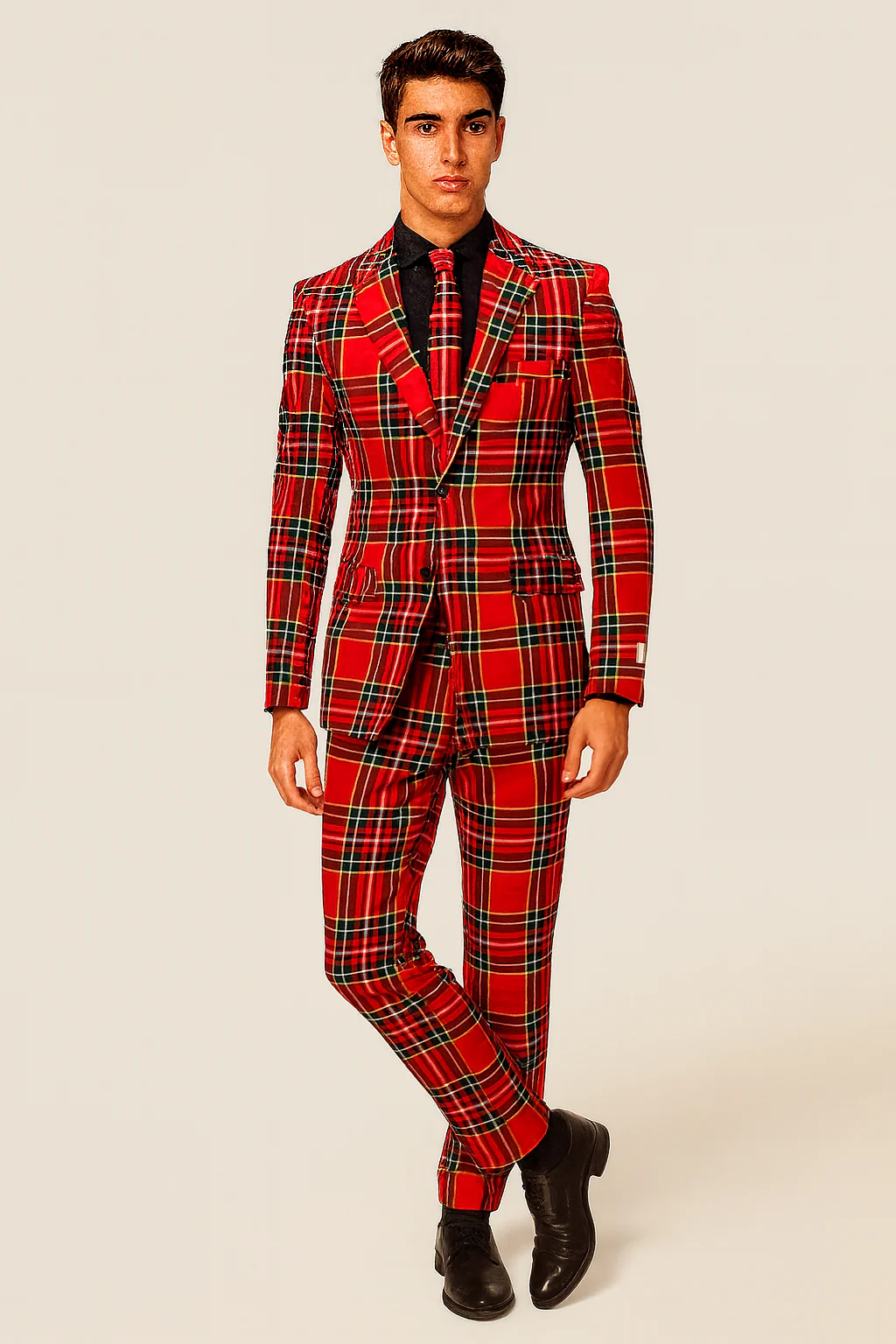 Plaid Christmas Suit - Image 3