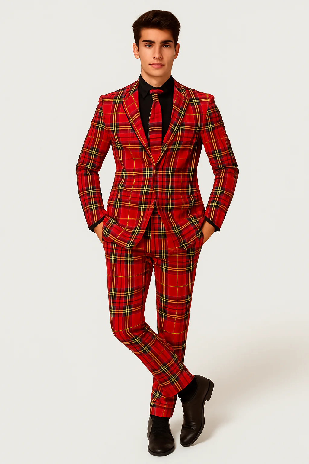 Plaid Christmas Suit - Image 7