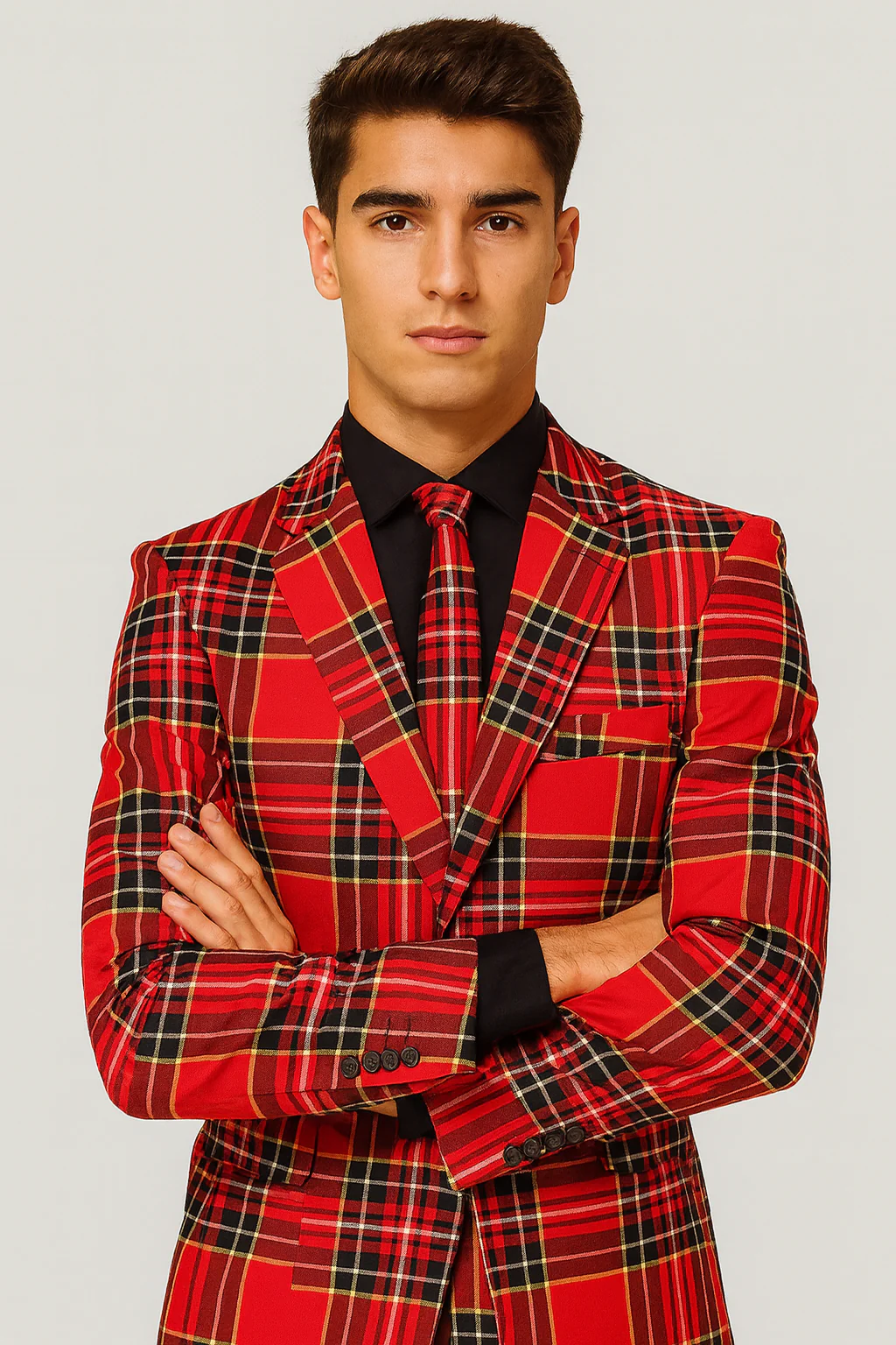 Plaid Christmas Suit - Image 9