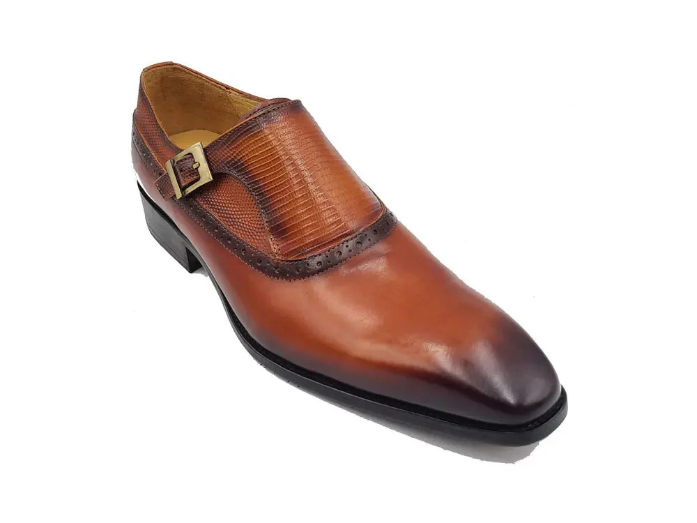 Plain Toe Single Monk Loafer - Image 6