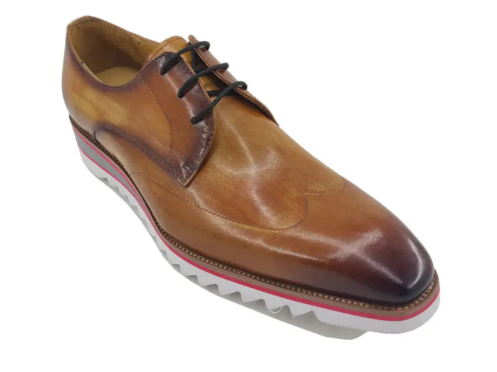 Plain Toe Wing-tip Stitching Blucher style Oxford - Image 11
