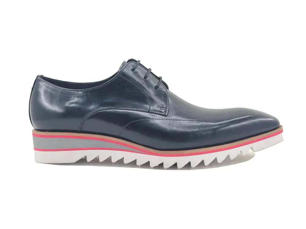 Plain Toe Wing-tip Stitching Blucher style Oxford - Image 14