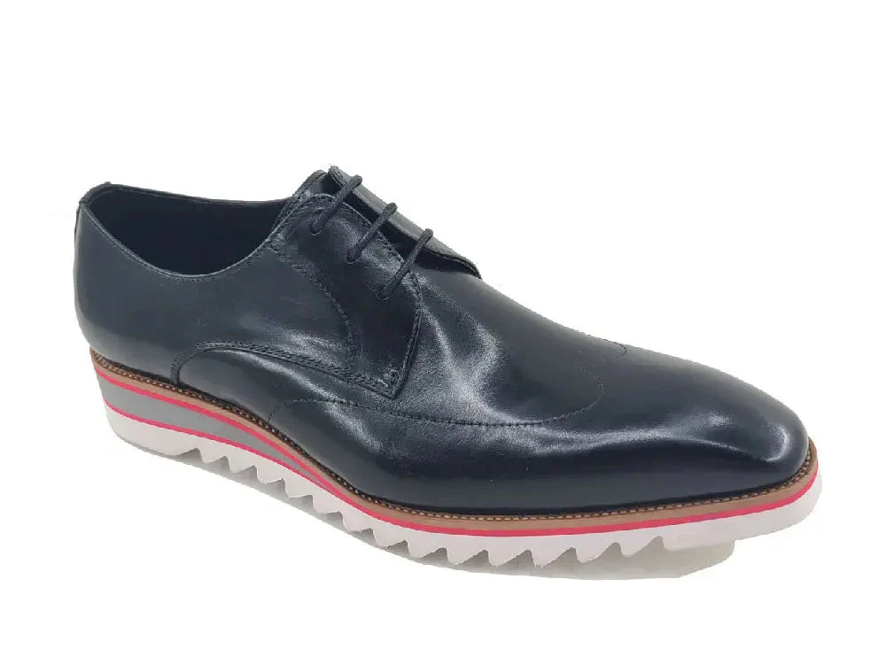 Plain Toe Wing-tip Stitching Blucher style Oxford - Image 15