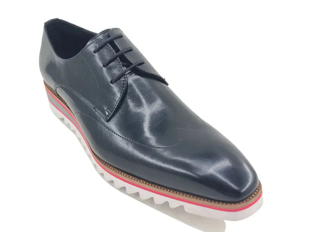Plain Toe Wing-tip Stitching Blucher style Oxford - Image 16