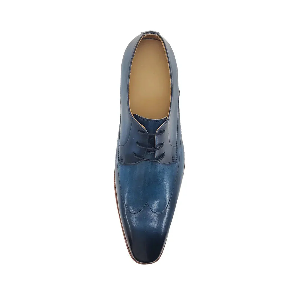 Plain Toe Wing-tip Stitching Blucher style Oxford - Image 5