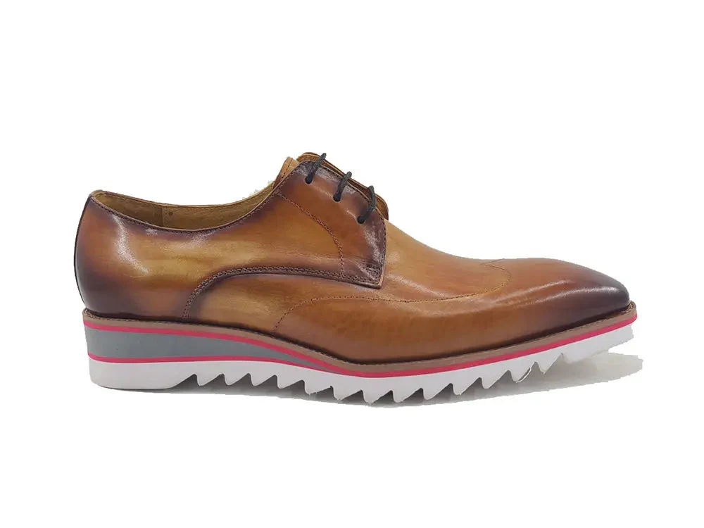 Plain Toe Wing-tip Stitching Blucher style Oxford - Image 9