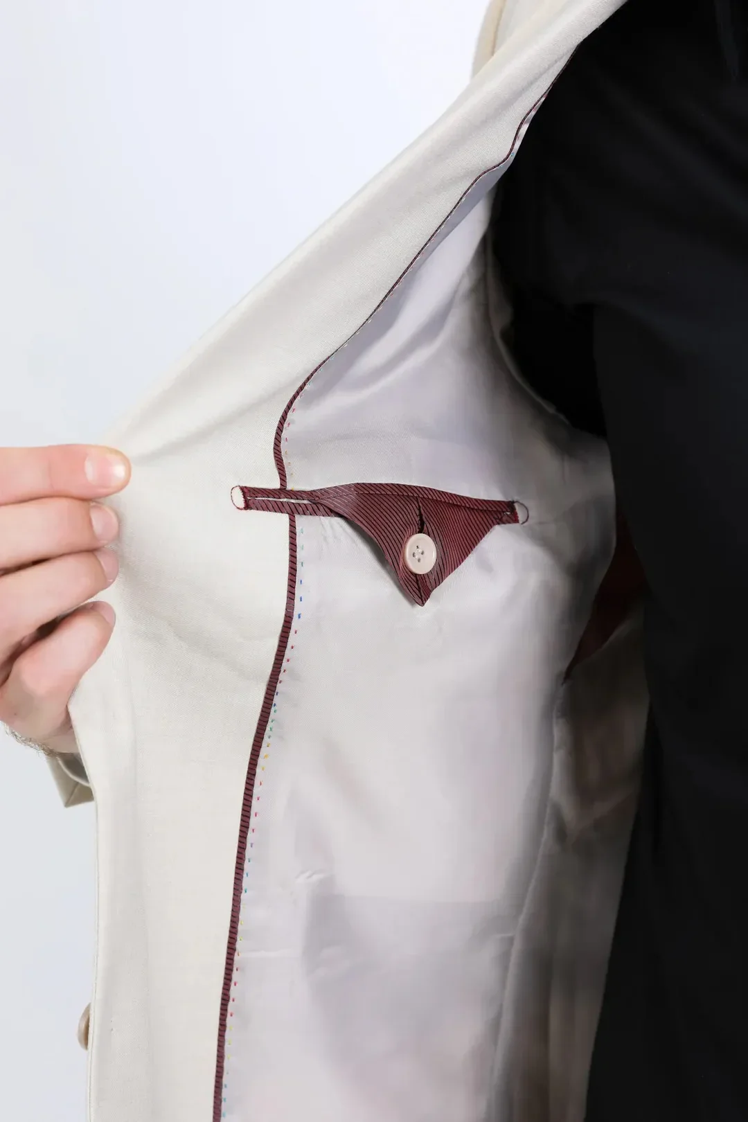 Platini Beige Western Sport Coat for Men – Light Tone Frontier Jacket - Image 5