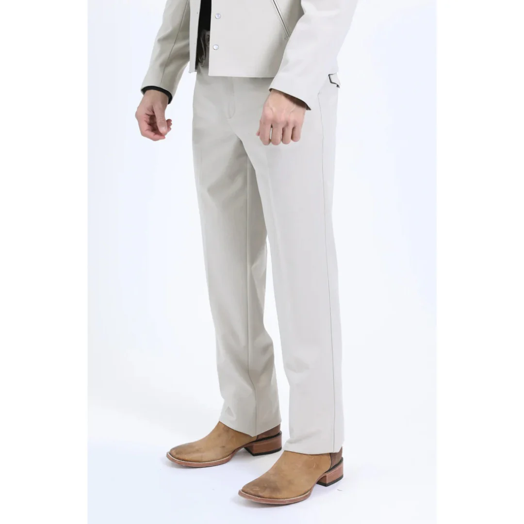 Platini Mens Off White Western-Inspired Sport Suit - Image 5