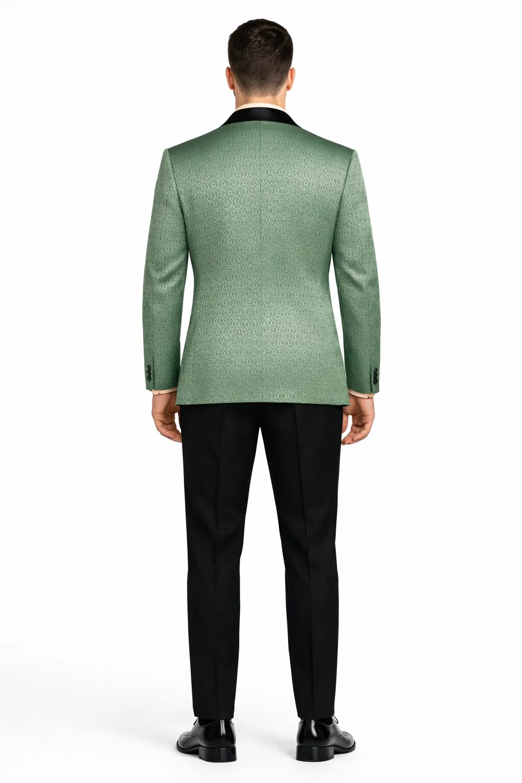 Premium Basil Green Church Suit for Men – Sharp Formal Ensemble - Image 5