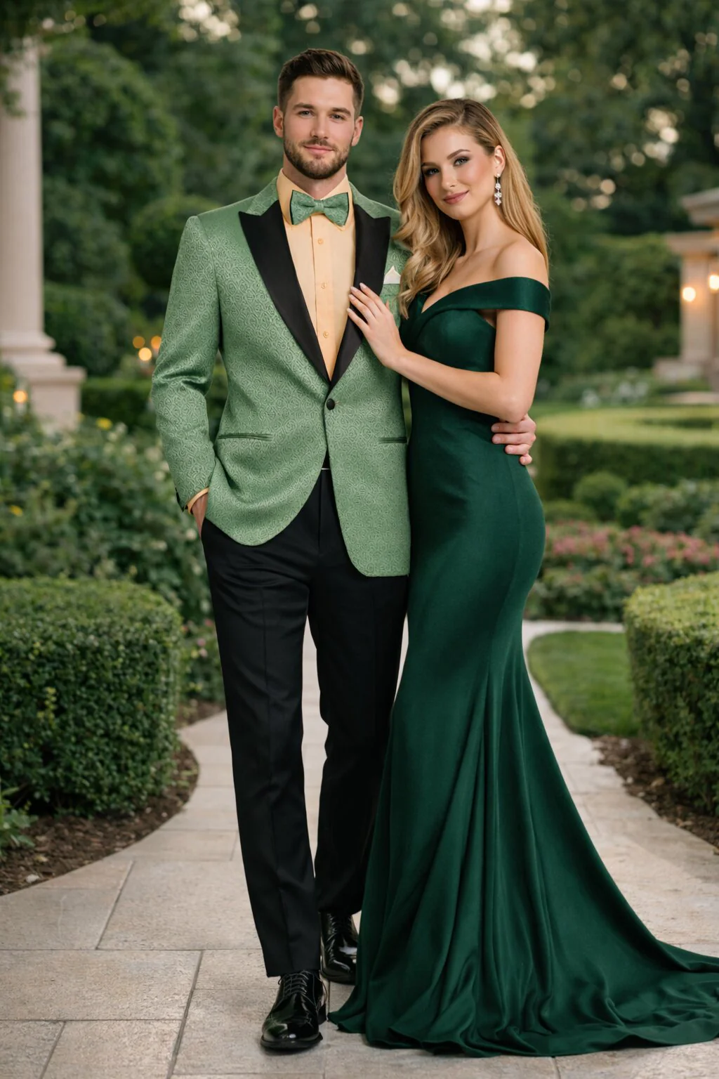 Premium Basil Green Church Suit for Men – Sharp Formal Ensemble - Image 8
