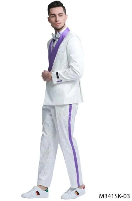 Purple Prom Suit - Purple Prom Outfit -Purple Prom & Wedding  Tuxedo - Image 2