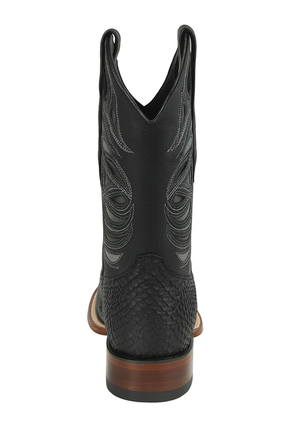 Python Snake Boots Mens Square Toe - Image 10