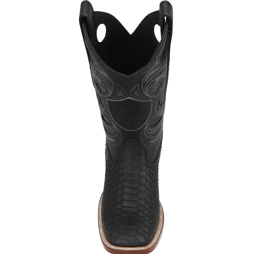 Python Snake Boots Mens Square Toe - Image 11