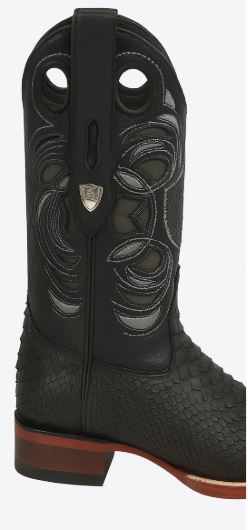 Python Snake Boots Mens Square Toe - Image 5