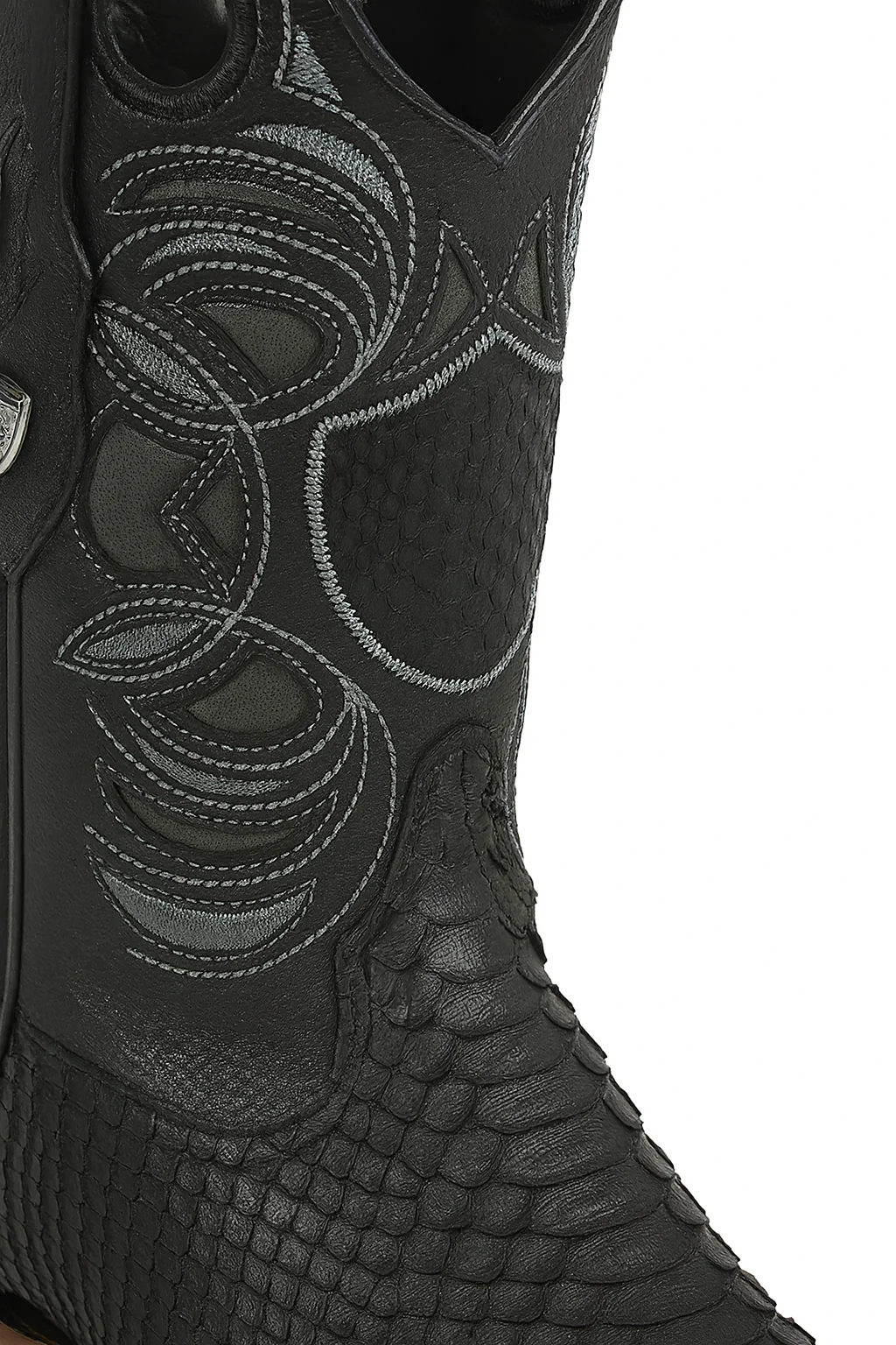 Python Snake Boots Mens Square Toe - Image 6