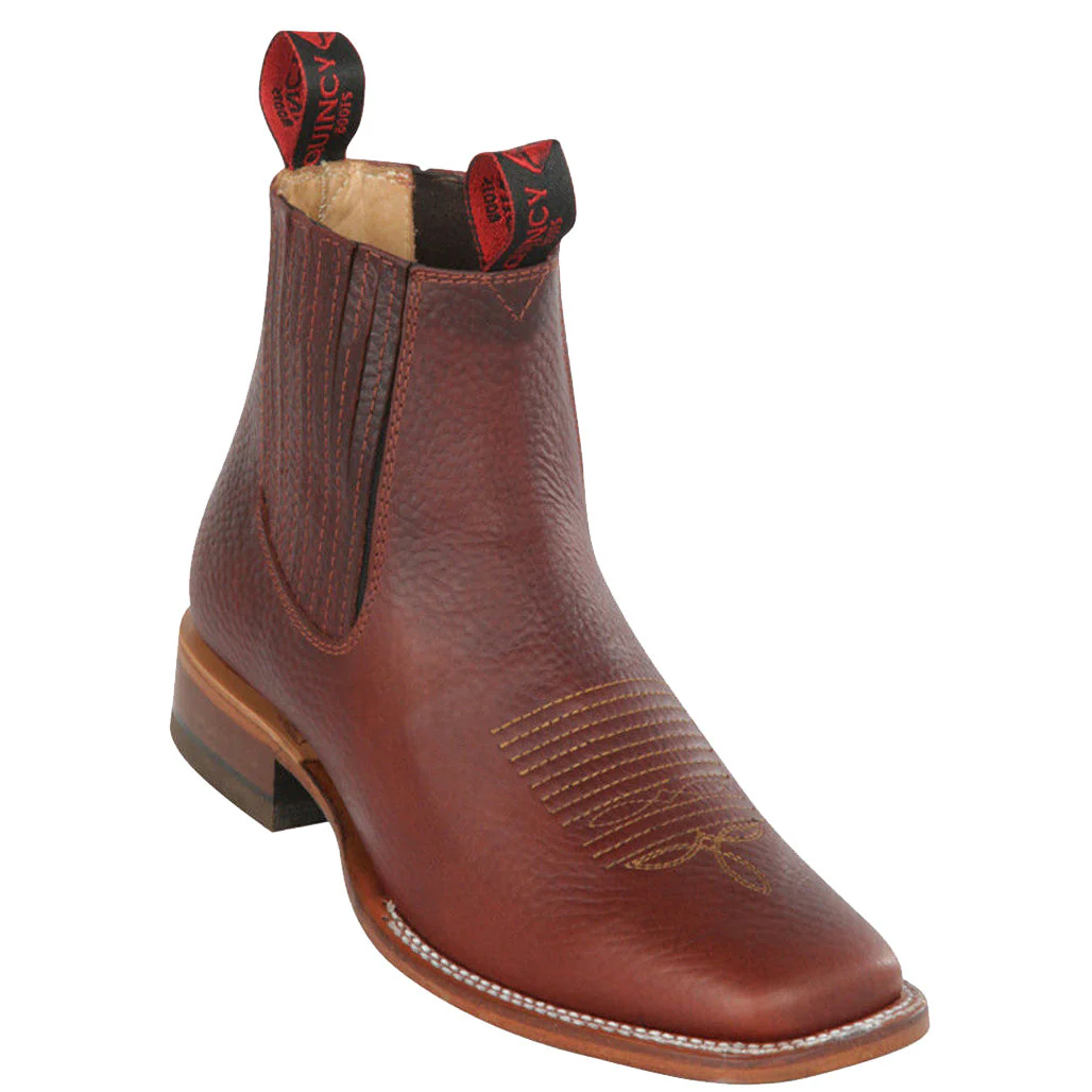 Mens Square Toe Ankle Boots - Image 2
