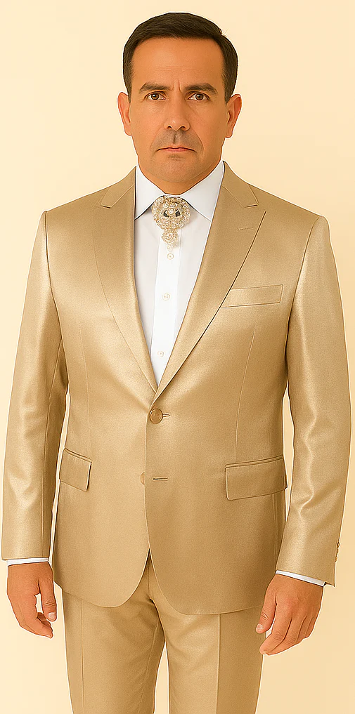 Rossi Man LEO RM1609 – Cream 3-Piece Slim Fit Suit for Men | Sophisticated Formalwear for Special Occasions - Image 5