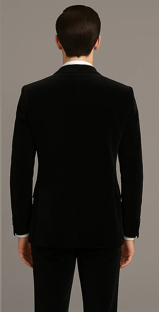 Rossi Man Leo RM1905 – Elegant Black Designer Suit for Men | Formal - Image 2
