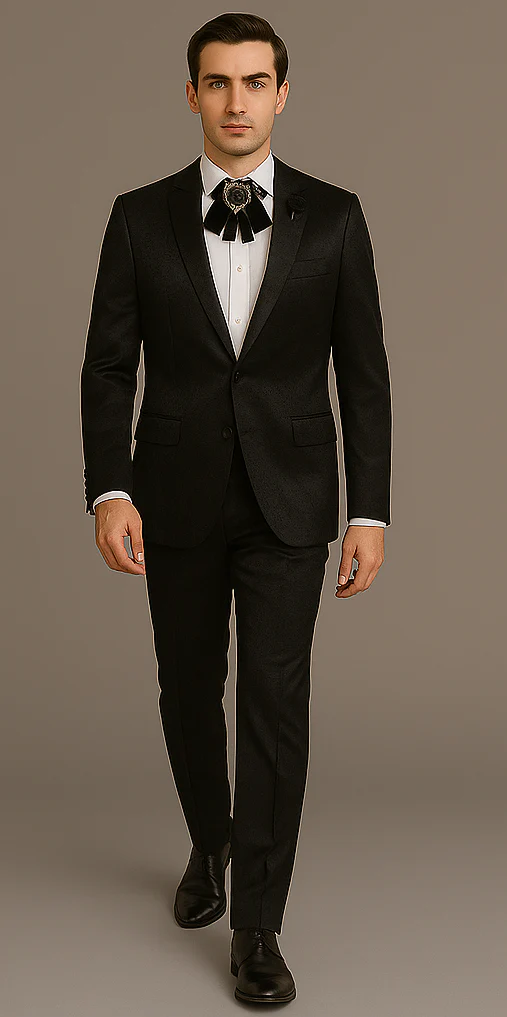 Rossi Man Leo RM1907 – Men's Modern Slim Fit 2-Piece Suit | Stylish Formal - Image 3