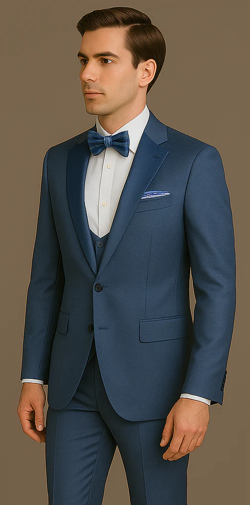 Rossi Man Leo Tuxedo RM1387 – Elegant Slim Fit Formal Wear for Men | Stylish Tuxedo Suit - Image 3