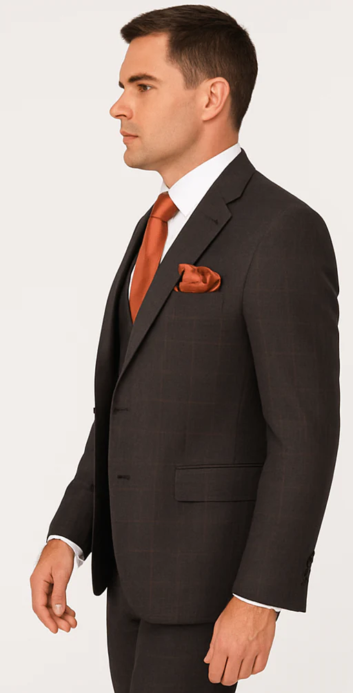 Rossi Man MAX RM1787 Slim Fit 3-Piece Suit – Stylish and Elegant Men’s Formalwear - Image 3