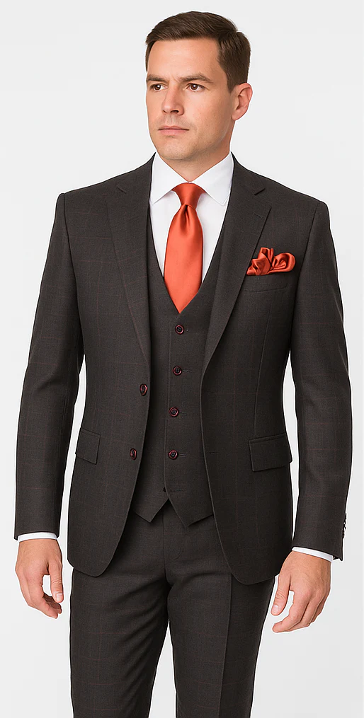 Rossi Man MAX RM1787 Slim Fit 3-Piece Suit – Stylish and Elegant Men’s Formalwear - Image 5