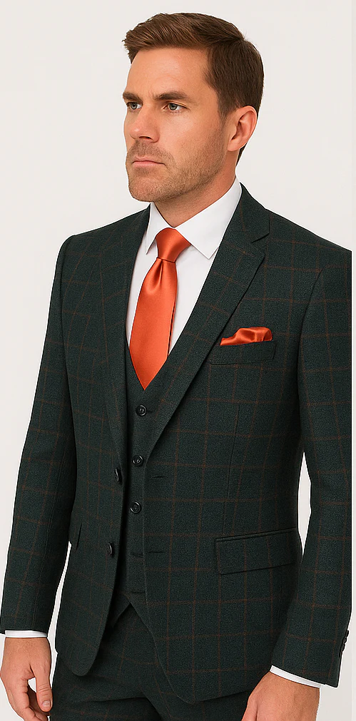 Rossi Man MAX RM1788 Slim Fit 3-Piece Suit – Stylish Formalwear for Men - Image 3