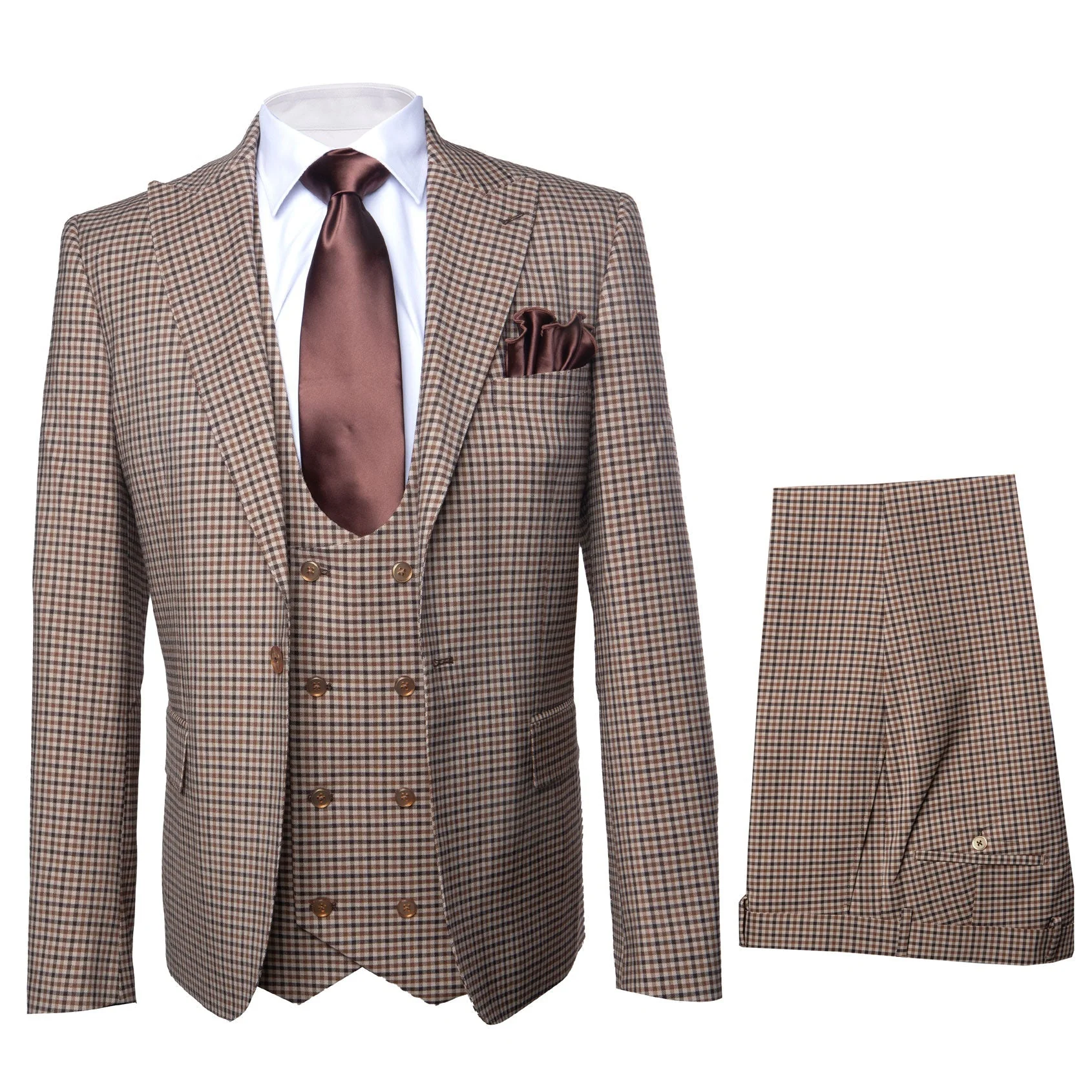 Rossi Man MAX RM1839 Slim Fit 3-Piece Suit – Stylish Formalwear for Men
