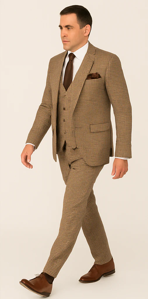 Rossi Man MAX RM1839 Slim Fit 3-Piece Suit – Stylish Formalwear for Men - Image 4