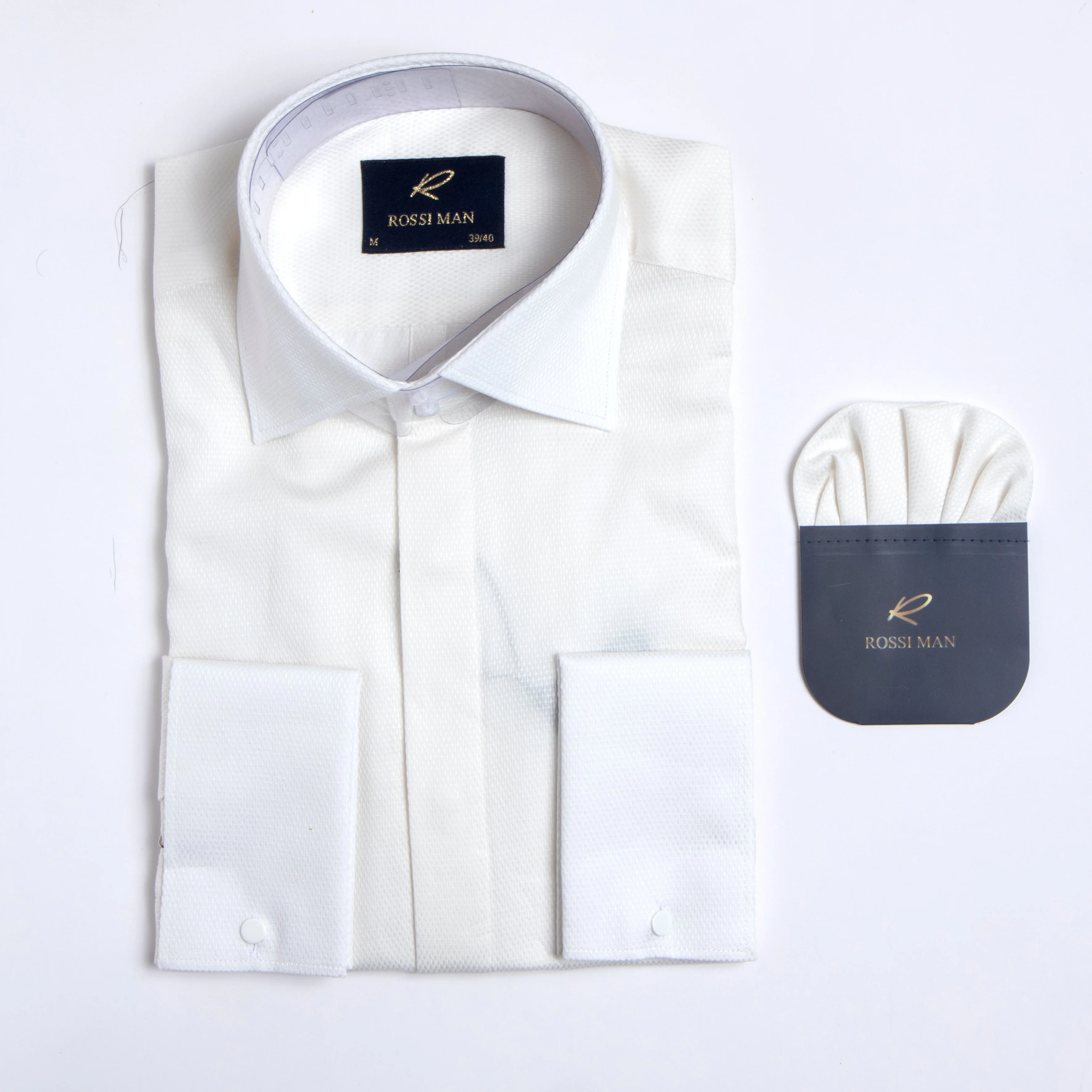 Rossi Man Men's Shirt – RS3 Style in Cream