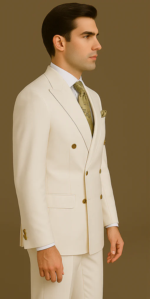 Rossi Man Milano RM1770 – Men's Modern Slim Fit 3-Piece Suit | Formal - Image 3