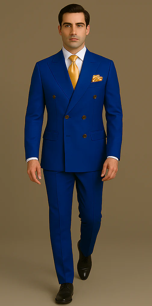 Rossi Man RM1375 – Milano Series Modern 3-Piece Suit for Men - Image 4